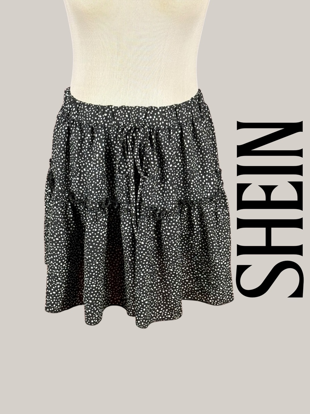 S SHEIN tiered skirt